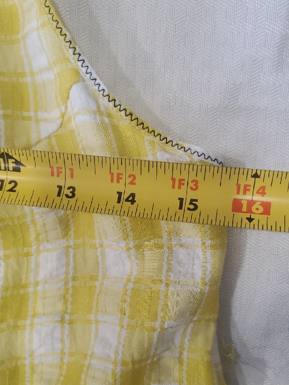 Free People Yellow Gingham Tiered V-Neck Maxi Dress - Picture 12 of 14